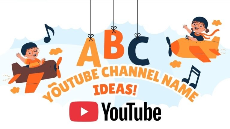 Creative Kids YouTube Channel Name Ideas