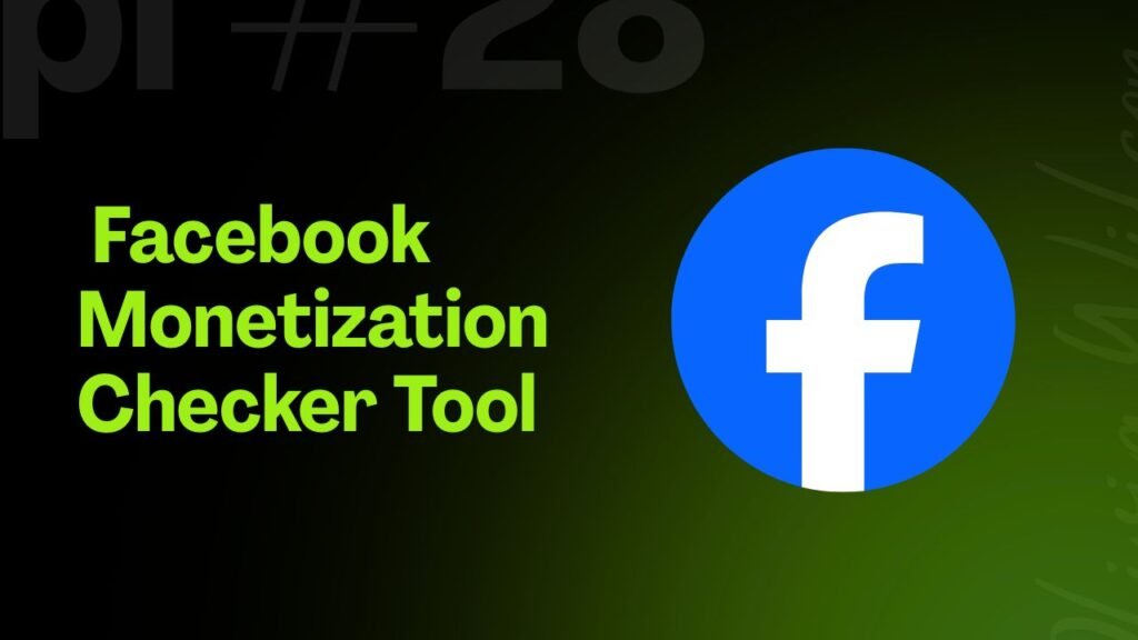 Facebook Monetization Checker Tool